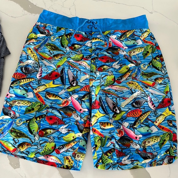 Bass Pro Shops Swim Bass Pro Shops Fishing Lure Swim Trunks Poshmark